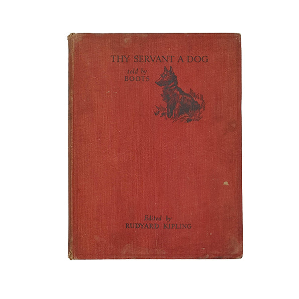 Rudyard Kipling's Thy Servant a Dog - Macmillan 1930