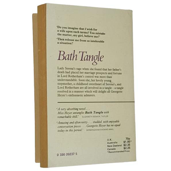 Georgette Heyer's Bath Tangle - Pan Books 1976