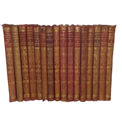 Rudyard Kipling Leather Collected Works - Macmillan, c.1920s (28 Books)