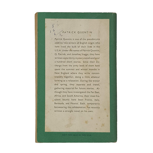 Puzzle for Fiends by Patrick Quentin - Penguin 1955