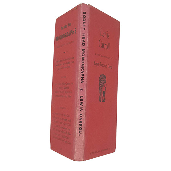 Lewis Carroll A Bodley Head Monograph by Roger Lancelyn Green - 1960