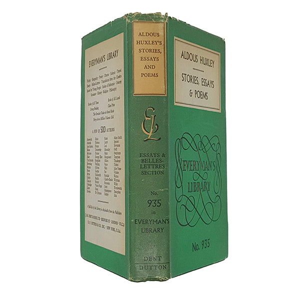 Stories, Essays, and Poems by Aldous Huxley - Everyman’s Library 1954