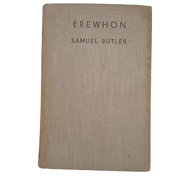 Erewhon by Samuel Butler - Cape, 1933