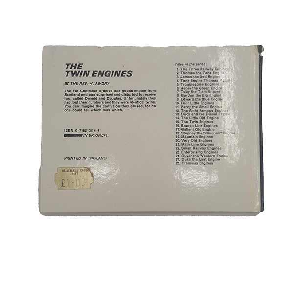 The Twin Engines by The Rev. W. Awdry (Railway Series No. 15) - Kaye and Ward, 1979