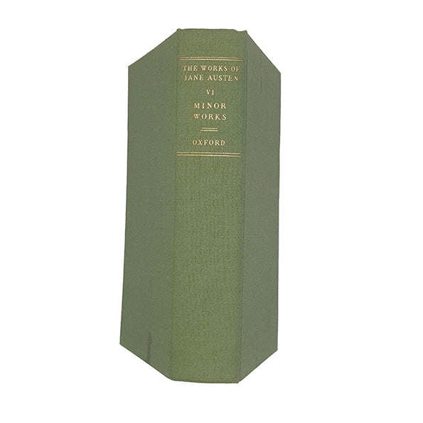 The Works of Jane Austen V I Minor Works - Oxford 1969