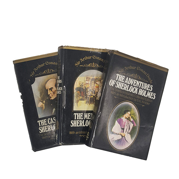 Sherlock Holmes Adventures, Memoirs, Case-Book by Arthur Conan Doyle (3 Books)