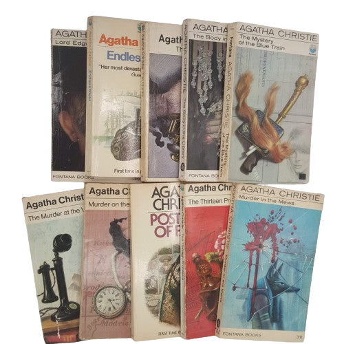Agatha Christie Vintage Paperback Collection, c.1970 (10 Books)