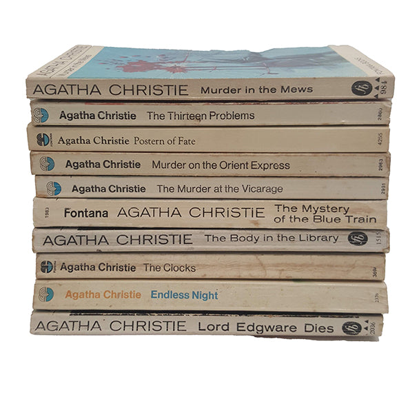 Agatha Christie Vintage Paperback Collection, c.1970 (10 Books)