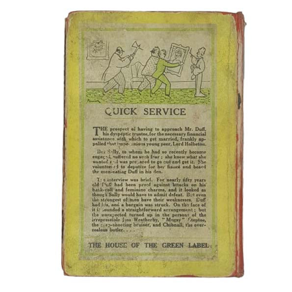 P.G. Wodehouse's Quick Service - Herbert Jenkins 1940