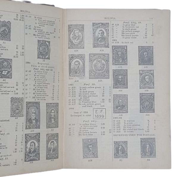 Scott's Standard Postage Stamp Catalogue - Scott Stamp and Coin Co. 1907