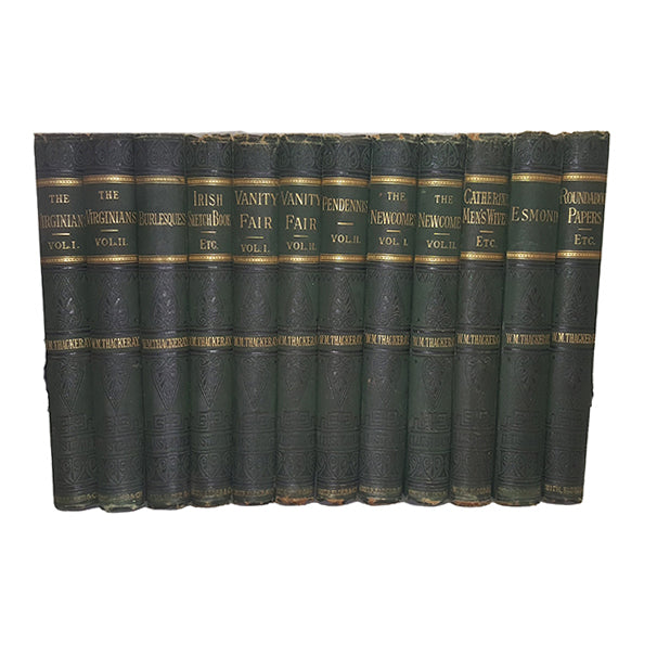 W. M. Thackeray Collected Works - Smith, Elder &amp; Co., 1892 (12 Books)