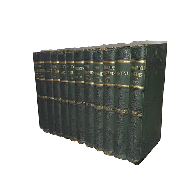 W. M. Thackeray Collected Works - Smith, Elder &amp; Co., 1892 (12 Books)