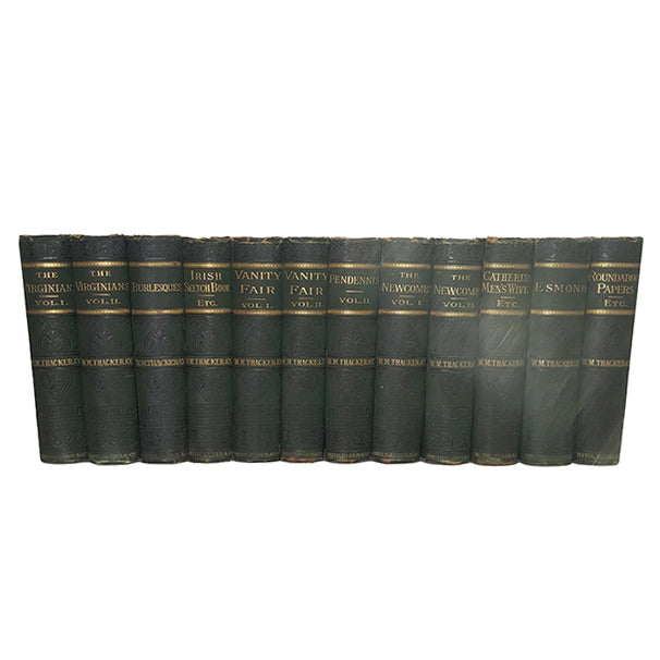 W. M. Thackeray Collected Works - Smith, Elder &amp; Co., 1892 (12 Books)