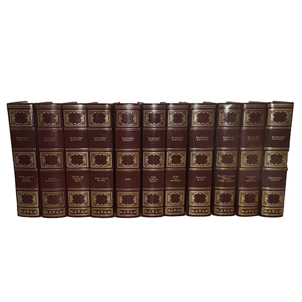 Rudyard Kipling Collected Works - 11 Heron Books, c.1970