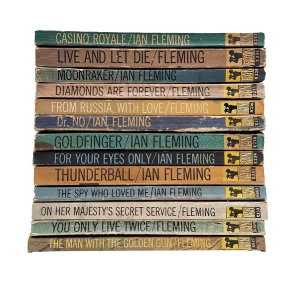 James Bond 007 Collection by Ian Fleming - 12 Pan Books, c.1960