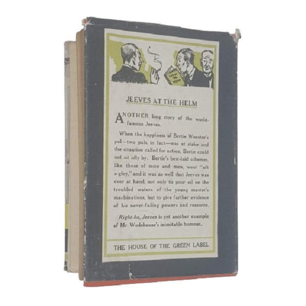 Right Ho, Jeeves by P. G. Wodehouse - Herbert Jenkins