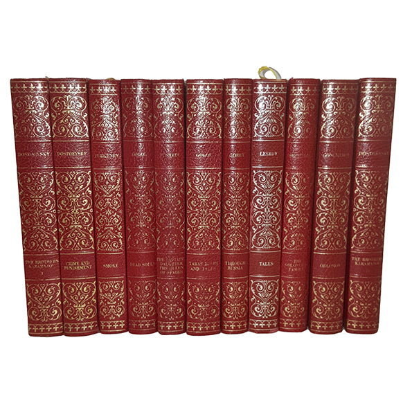 Russian Literature - Brothers Karamazov Etc. (11 Red Books)