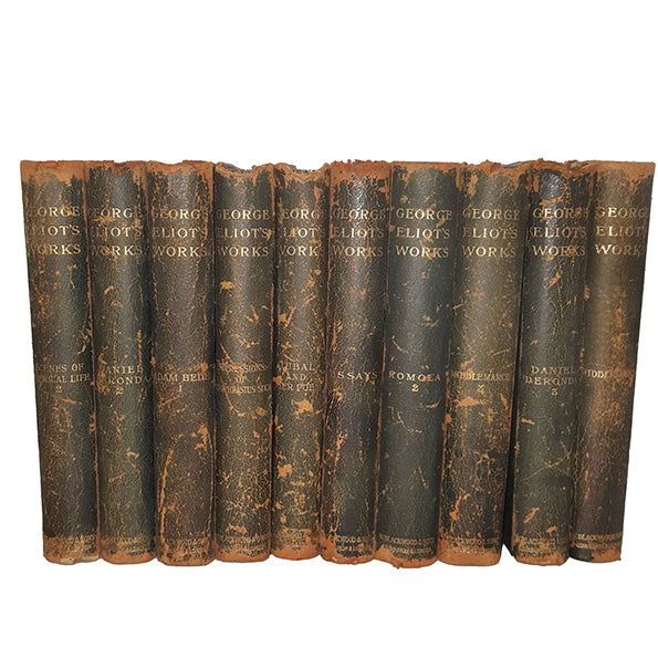 George Eliot Collected Works - Blackwood, C.1880 (21 Leatherbound Books)