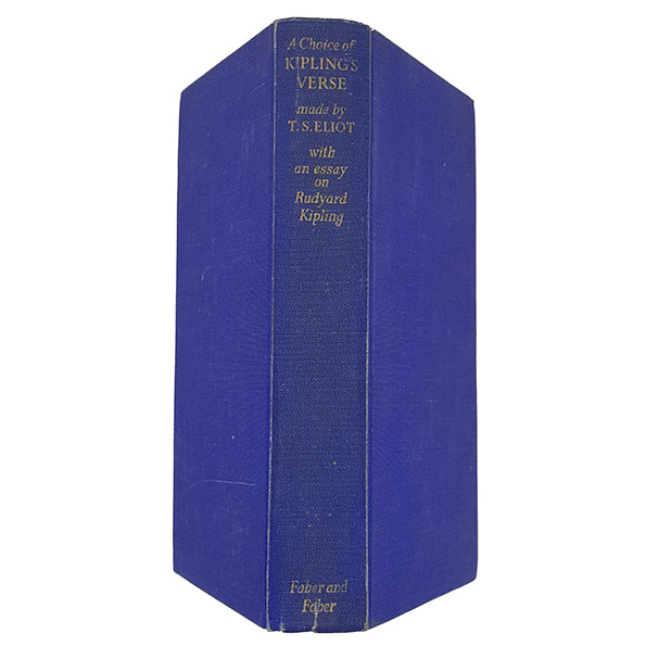 A Choice of Kipling’s Verse by T.S. Eliot - Faber 1967