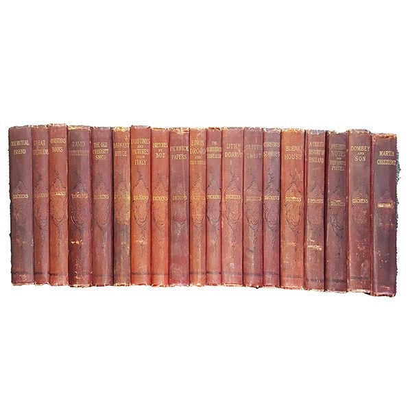 Charles Dickens' Collected Works - Chapman and Hall, c.1880s (17 Books)