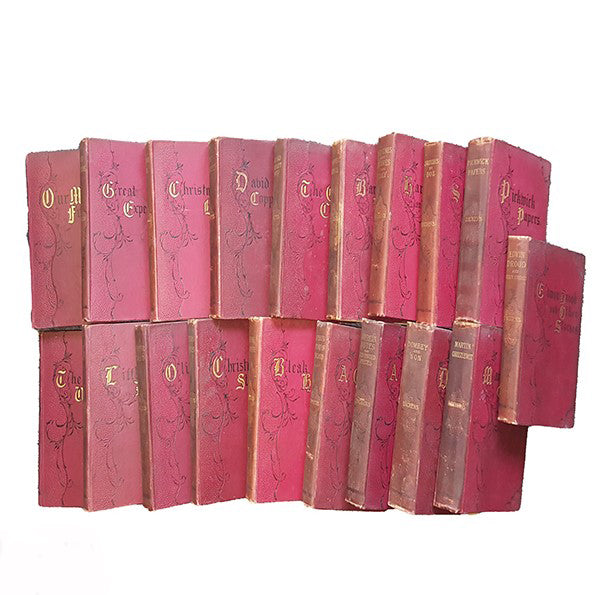 Charles Dickens' Collected Works - Chapman and Hall, c.1880s (17 Books)