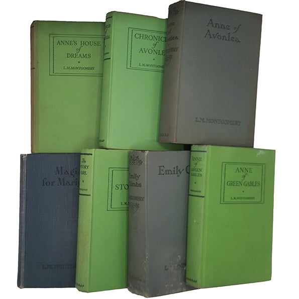 L. M. Montgomery Collected Works, Anne of Green Gables Etc. - Harrap, 1927-61(7 Books)