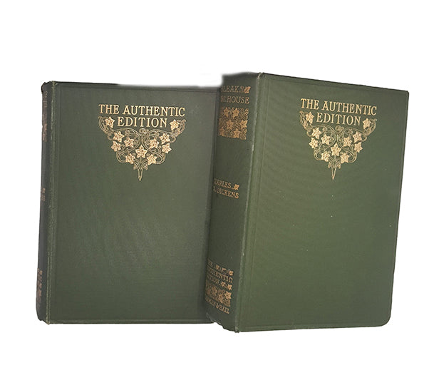 Charles Dickens' A Tale of Two Cities and Bleak House - Chapman, 1901 (2 Books)
