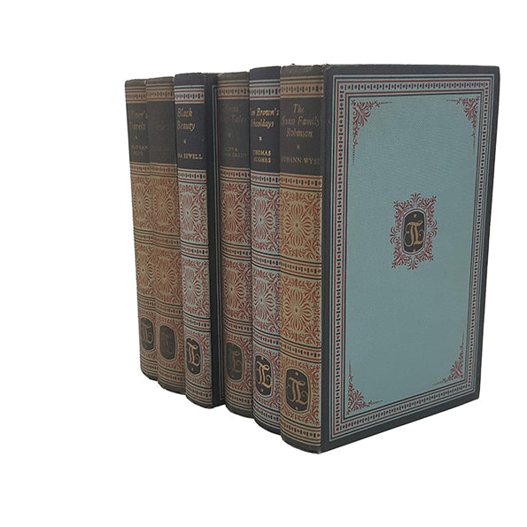 Decorative Illustrated Classics Collection Gullivers Travels Etc. - Treasure Library (6 Books)