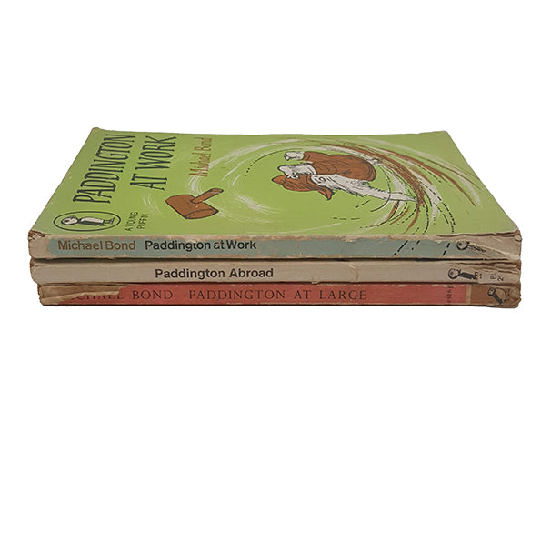 3 Paddington Bear Adventures by Michael Bond - Puffin, 1960s