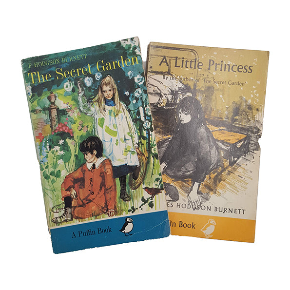 The Secret Garden and A Little Princess by Frances H. Burnett - Puffin, 1973 (2 Books)