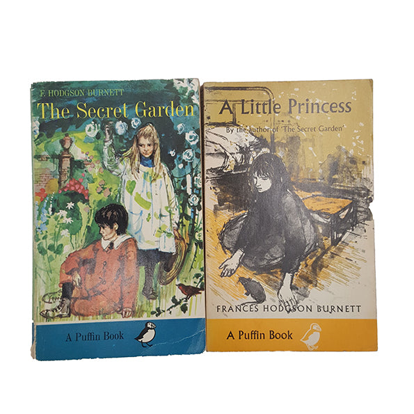 The Secret Garden and A Little Princess by Frances H. Burnett - Puffin, 1973 (2 Books)