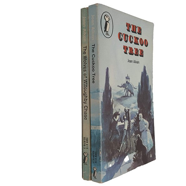 The Cuckoo Tree and The Wolves of Willoughby Chase by Joan Aiken - Puffin, 1973 (2 Books)