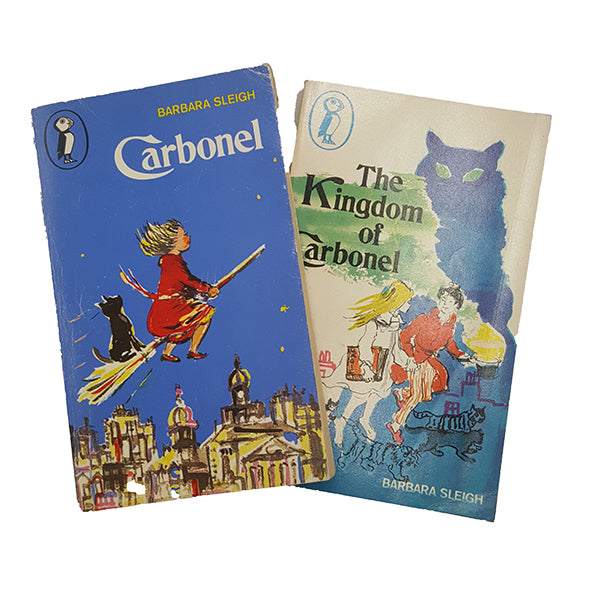 Carbonel and The Kingdom of Carbonel by Barbara Sleigh - Puffin, 1961-70 (2 Books)