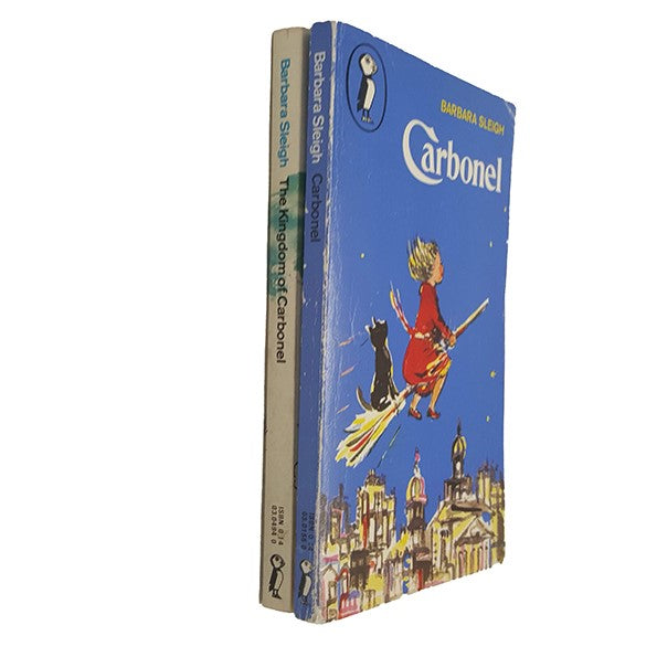 Carbonel and The Kingdom of Carbonel by Barbara Sleigh - Puffin, 1961-70 (2 Books)