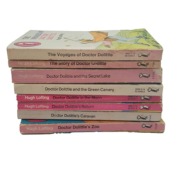 Doctor Dolittle 8-Book Collection - Puffin, 1967-78