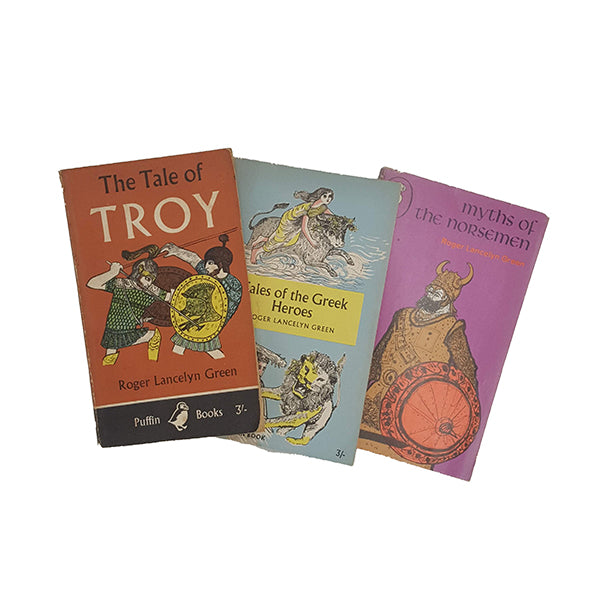 Myths and Legends Collection by Roger Lancelyn Green - Puffin, 1958-75 (3 Books)