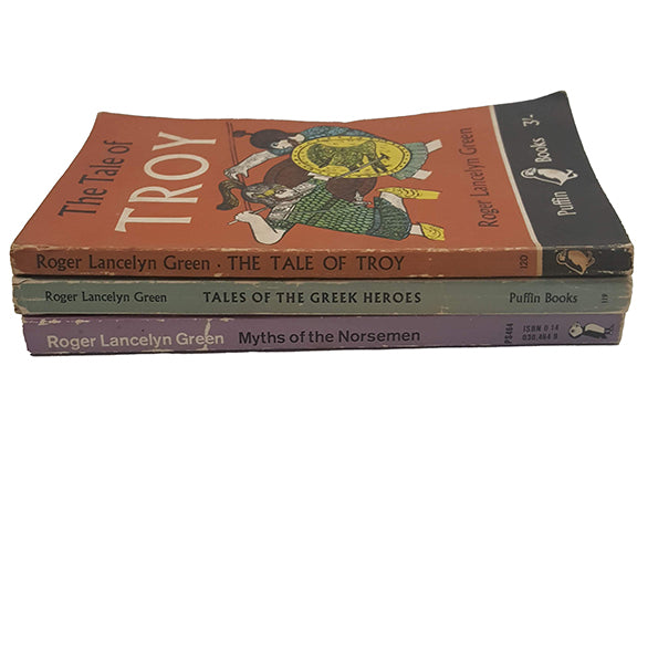 Myths and Legends Collection by Roger Lancelyn Green - Puffin, 1958-75 (3 Books)