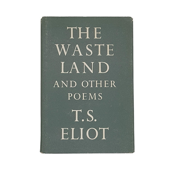 T.S. Eliot's The Waste Land and Other Poems - Faber 1968