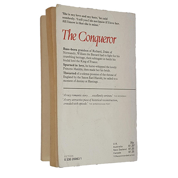 Georgette Heyer's The Conqueror - Pan Books 1972