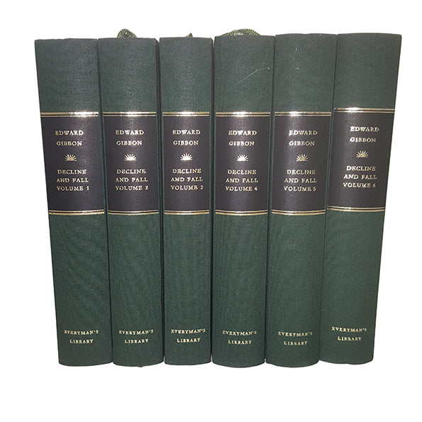 Decline and Fall of The Roman Empire Vols. 1-6 by Edward Gibbon - Everyman's Library, 1933