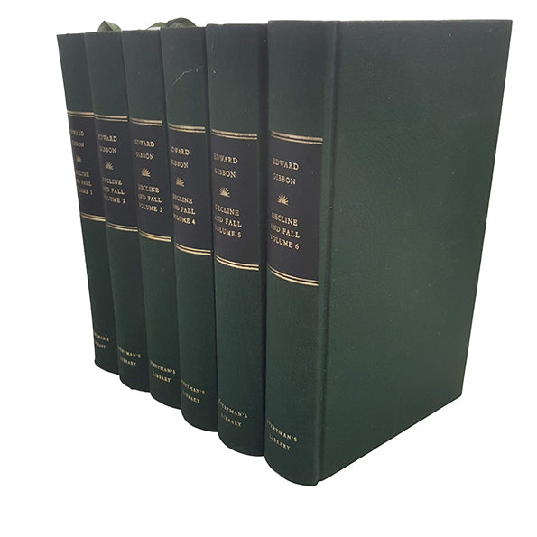 Decline and Fall of The Roman Empire Vols. 1-6 by Edward Gibbon - Everyman's Library, 1933