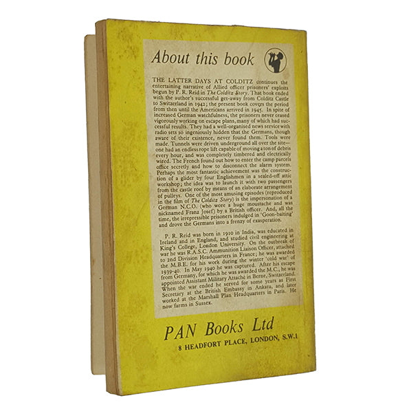 The Latter Days at Colditz by P. R. Reid - Pan Books 1955