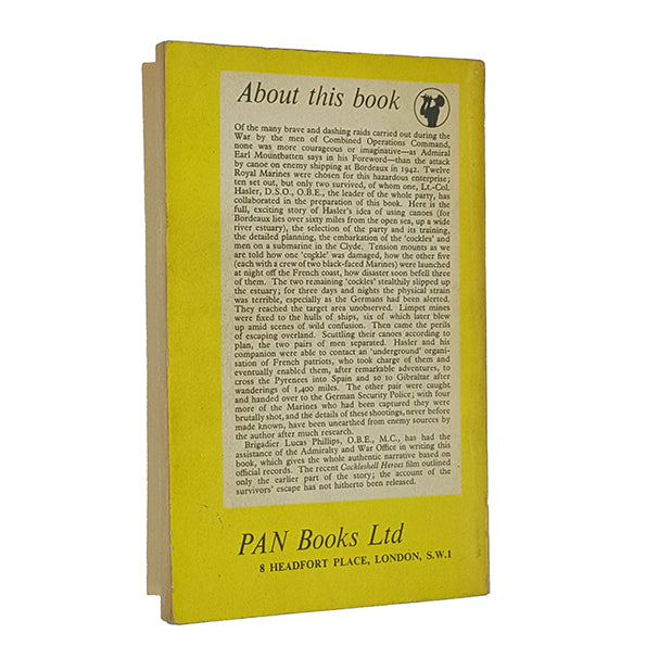 Cockleshell Heroes by C. E. Lucas Phillips - Pan Books 1957