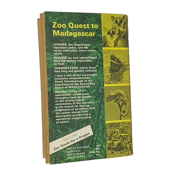Zoo Quest to Madagascar by David Attenborough - Pan Books 1966