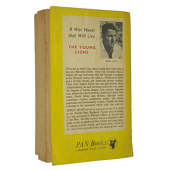 The Young Lions by Irwin Shaw - Pan Books 1957