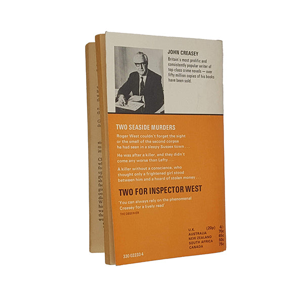 Two for Inspector West by John Creasey - Pan Books 1969