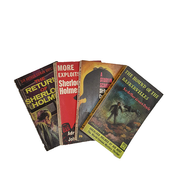 A. C. Doyle's Sherlock Holmes Paperback Collection - Murray, 1961-7 (4 Books)
