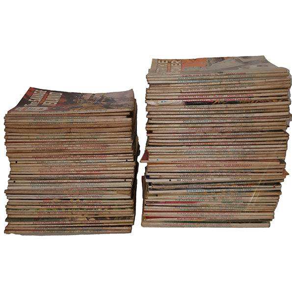 Fleetway Library's Battle and War Picture Library Comics, 1970s-80s (13 inches)