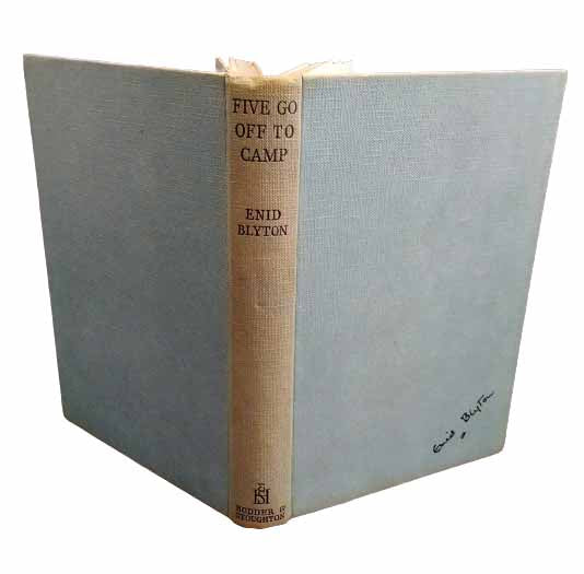 Five Go Off to Camp by Enid Blyton - Hodder &amp; Stoughton, 1951