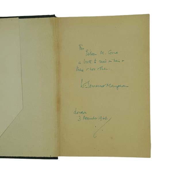 A Writer's Notebook by W. Somerset Maugham - Heinemann 1949, first edition signed copy